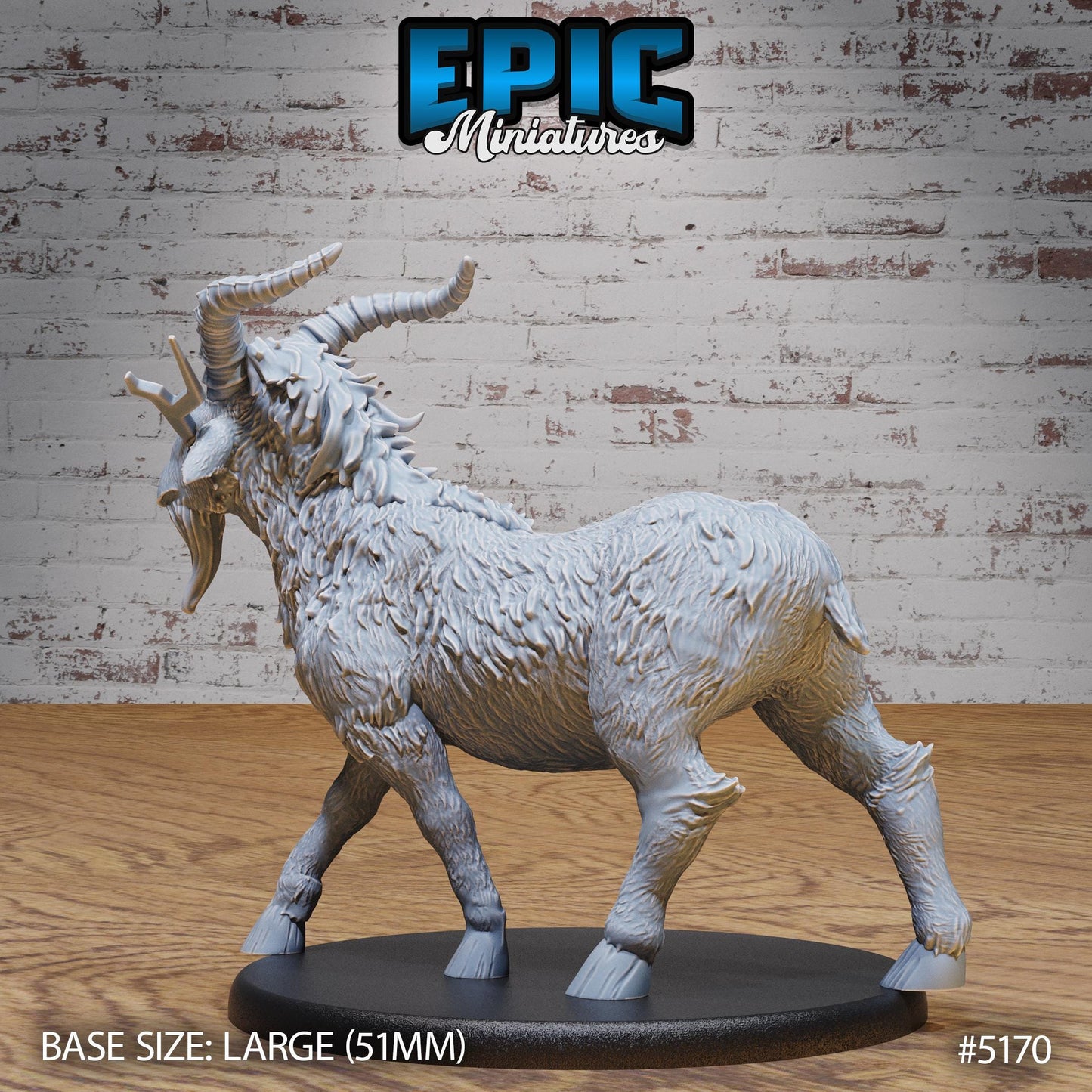 Giant Lightning Goat (3 Variants Available) - Epic Miniatures