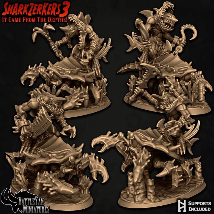 Hardshell Decapod Riders (4 Variants Available) - Battle Yak