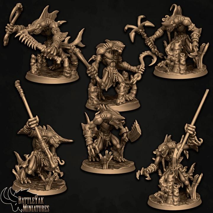 Deepmaw Frenzy-Feeders, Set 2 (6 Variants Available) - Battle Yak