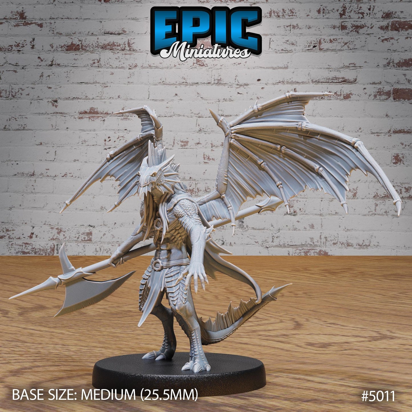 Draconic Demon Silver (3 Variants Available) - Epic Miniatures
