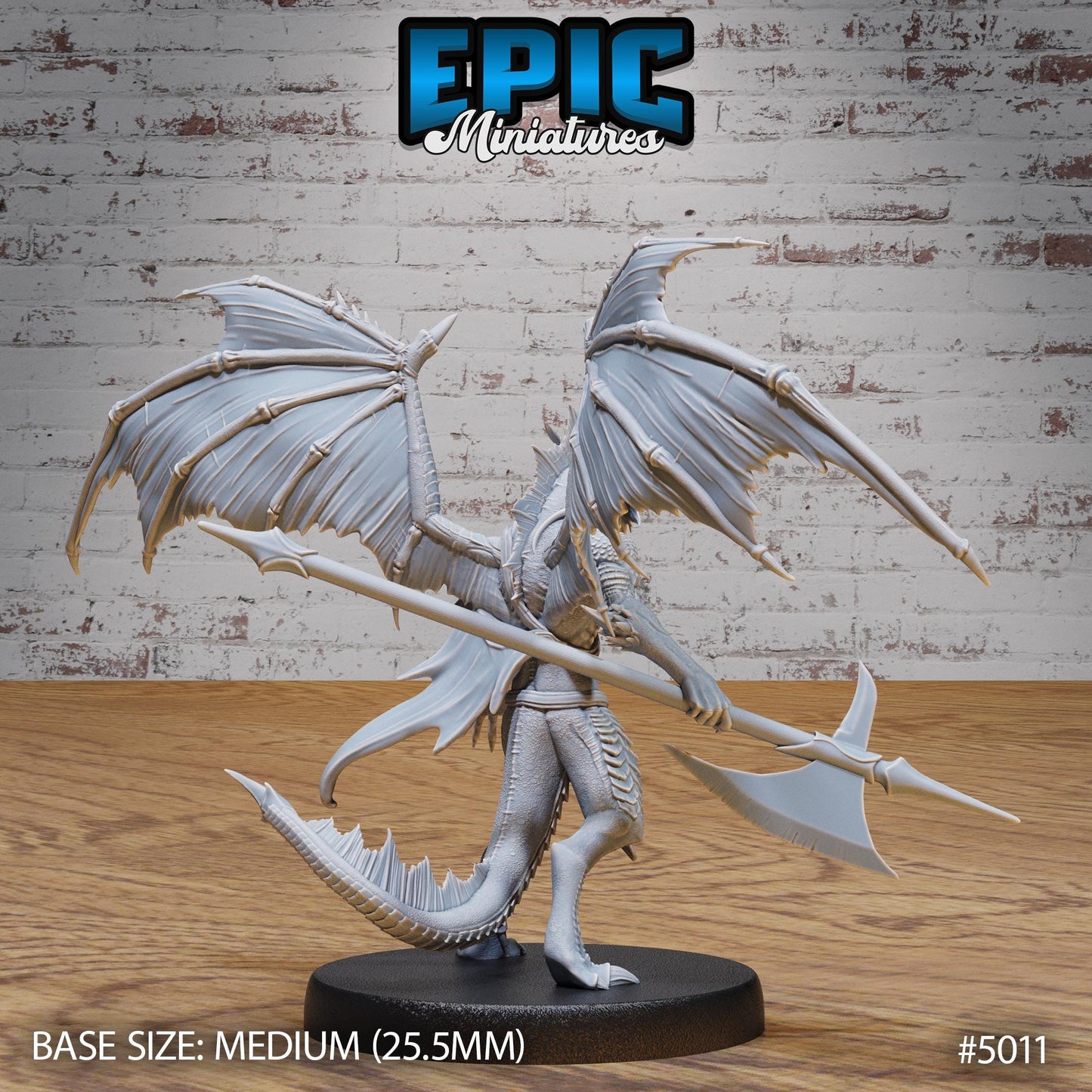 Draconic Demon Silver (3 Variants Available) - Epic Miniatures