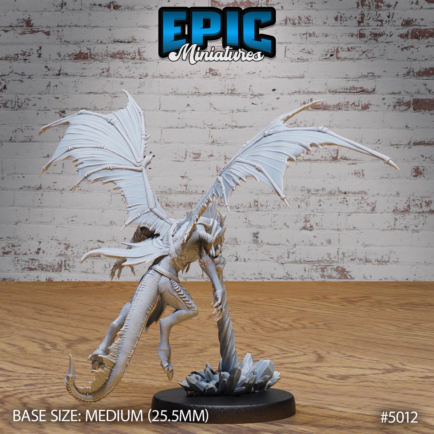 Draconic Demon Silver (3 Variants Available) - Epic Miniatures