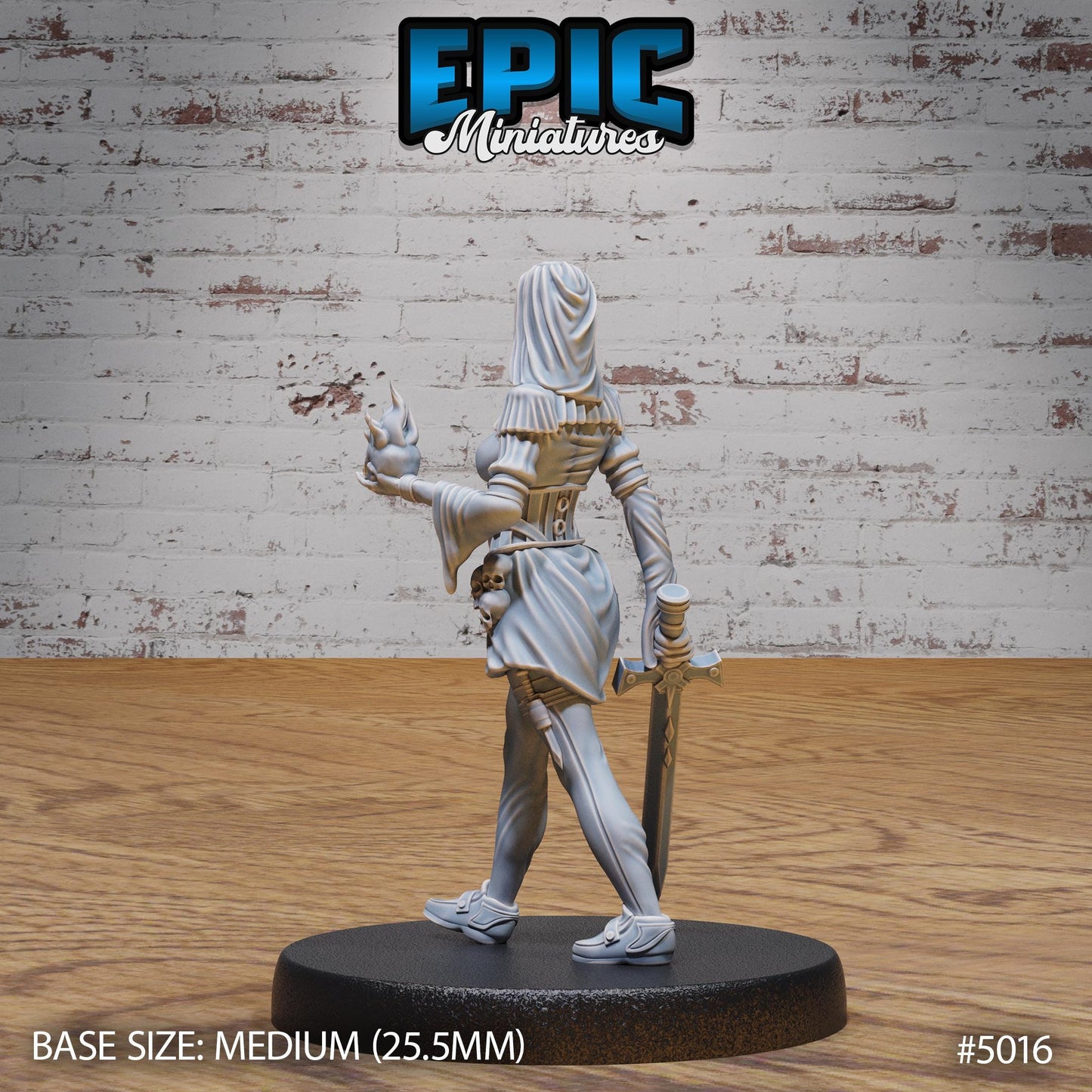 Dark Nun (3 Variants Available) - Epic Miniatures