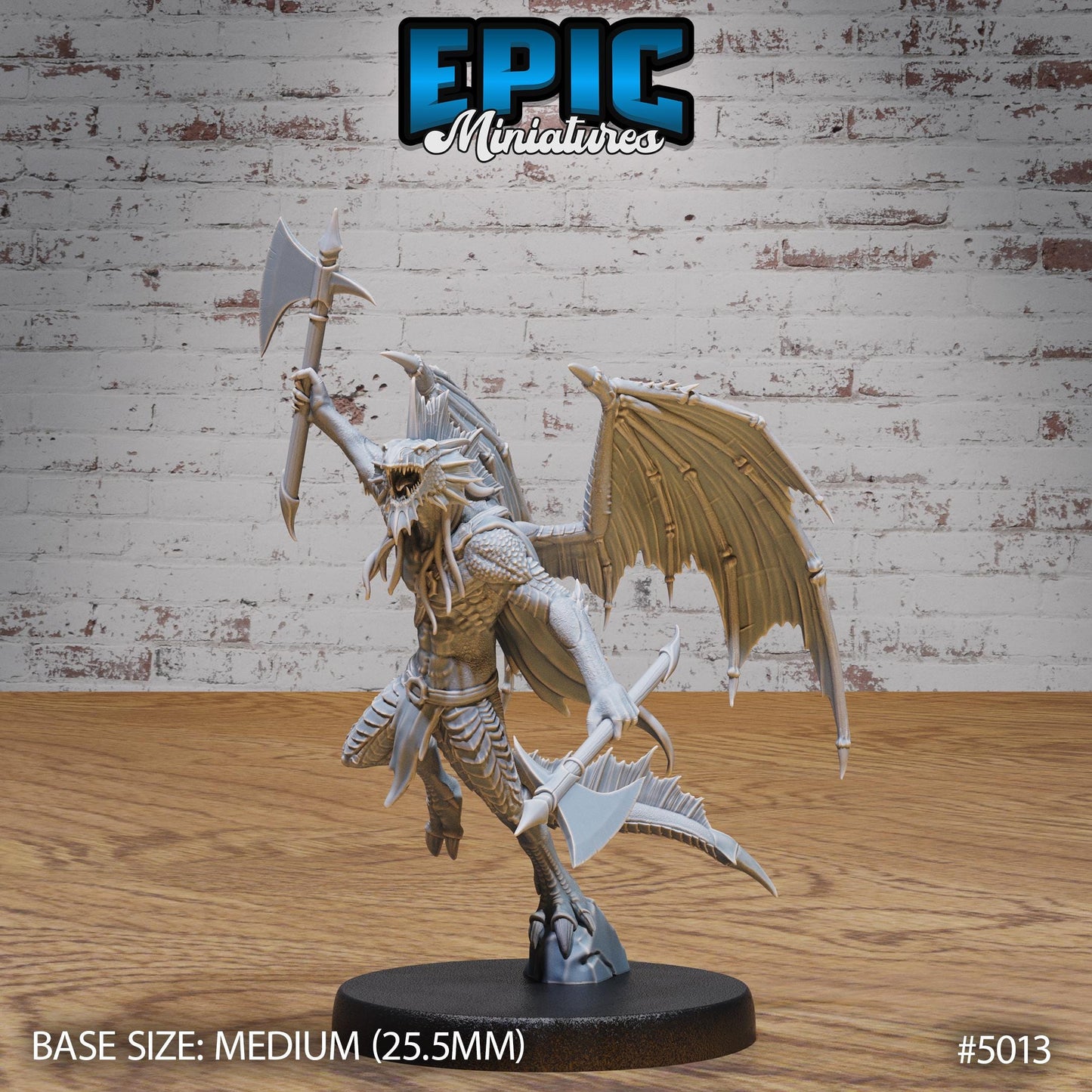 Draconic Demon Silver (3 Variants Available) - Epic Miniatures