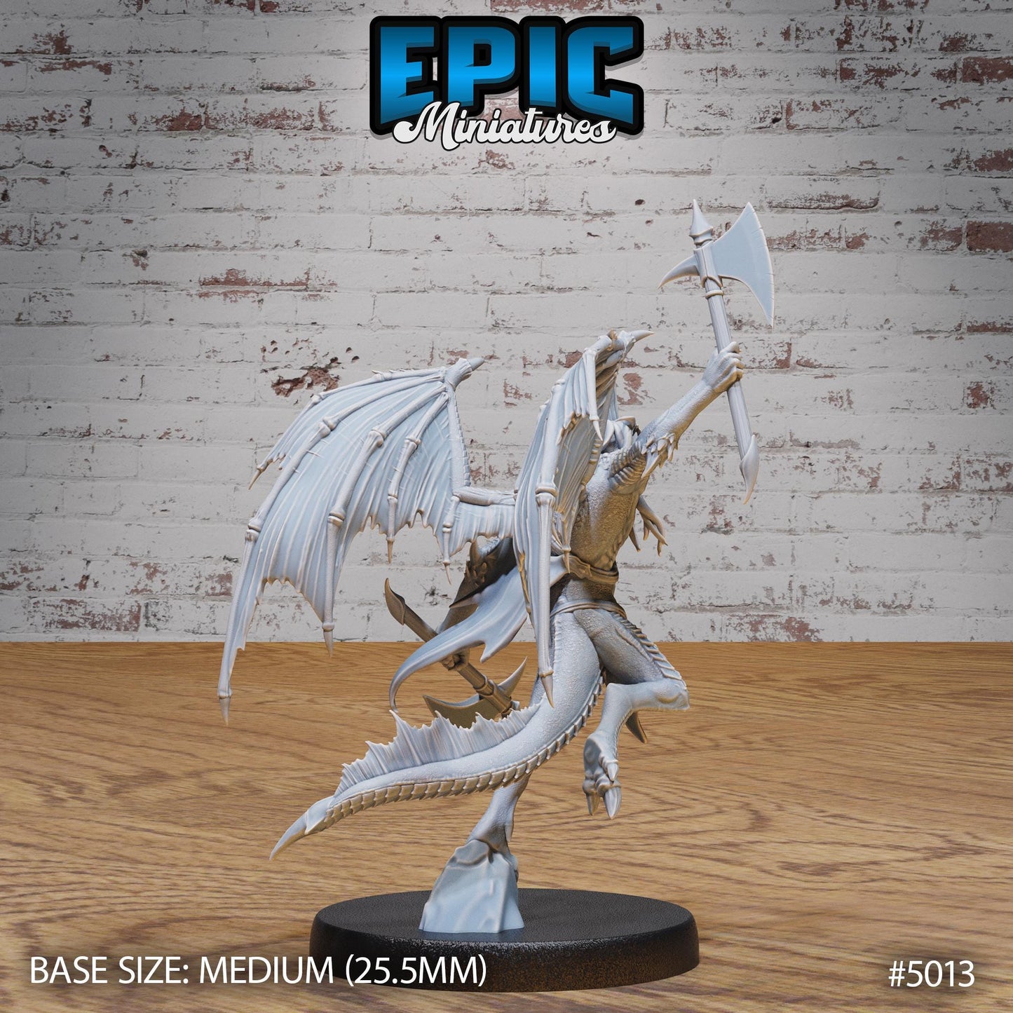 Draconic Demon Silver (3 Variants Available) - Epic Miniatures