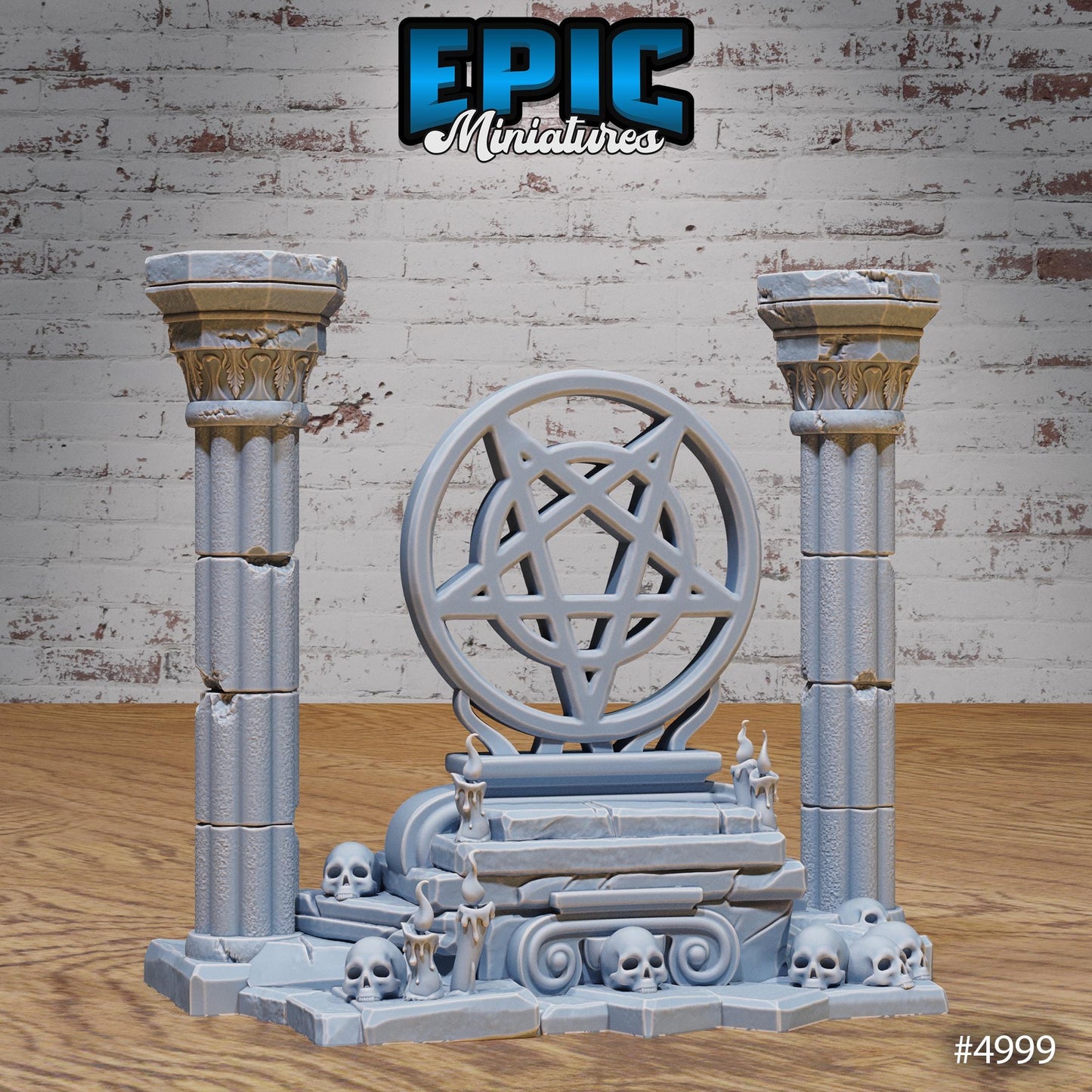 Hell Terrain - Pentagrams and Obelisks (5 Variants Available) - Epic Miniatures
