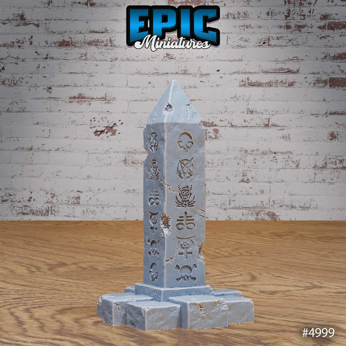 Hell Terrain - Pentagrams and Obelisks (5 Variants Available) - Epic Miniatures