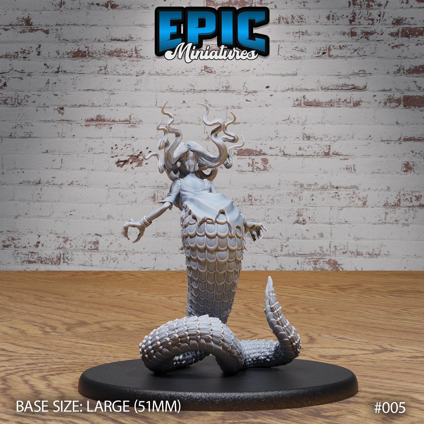 Lamia, Set 2 - Unmasked (3 Variants Available) - Epic Miniatures