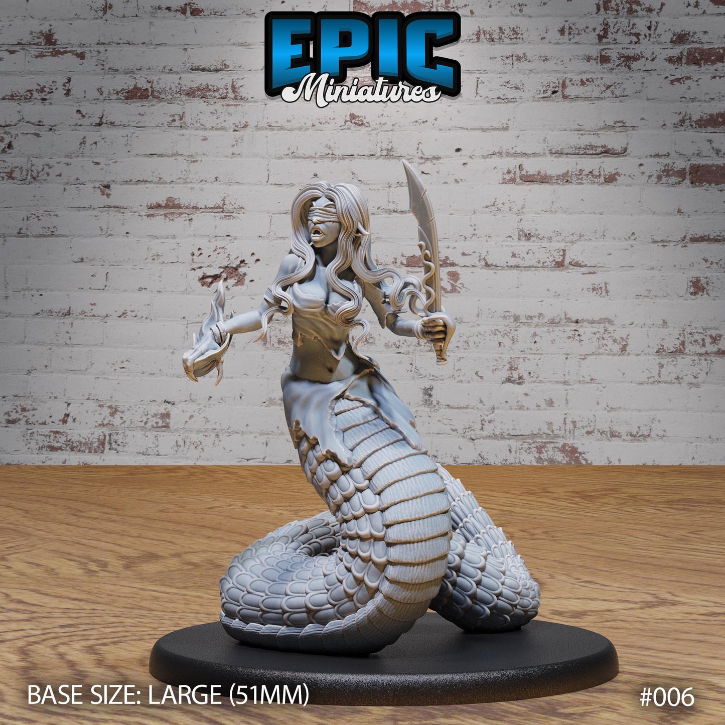 Lamia, Set 2 - Masked (3 Variants Available) - Epic Miniatures