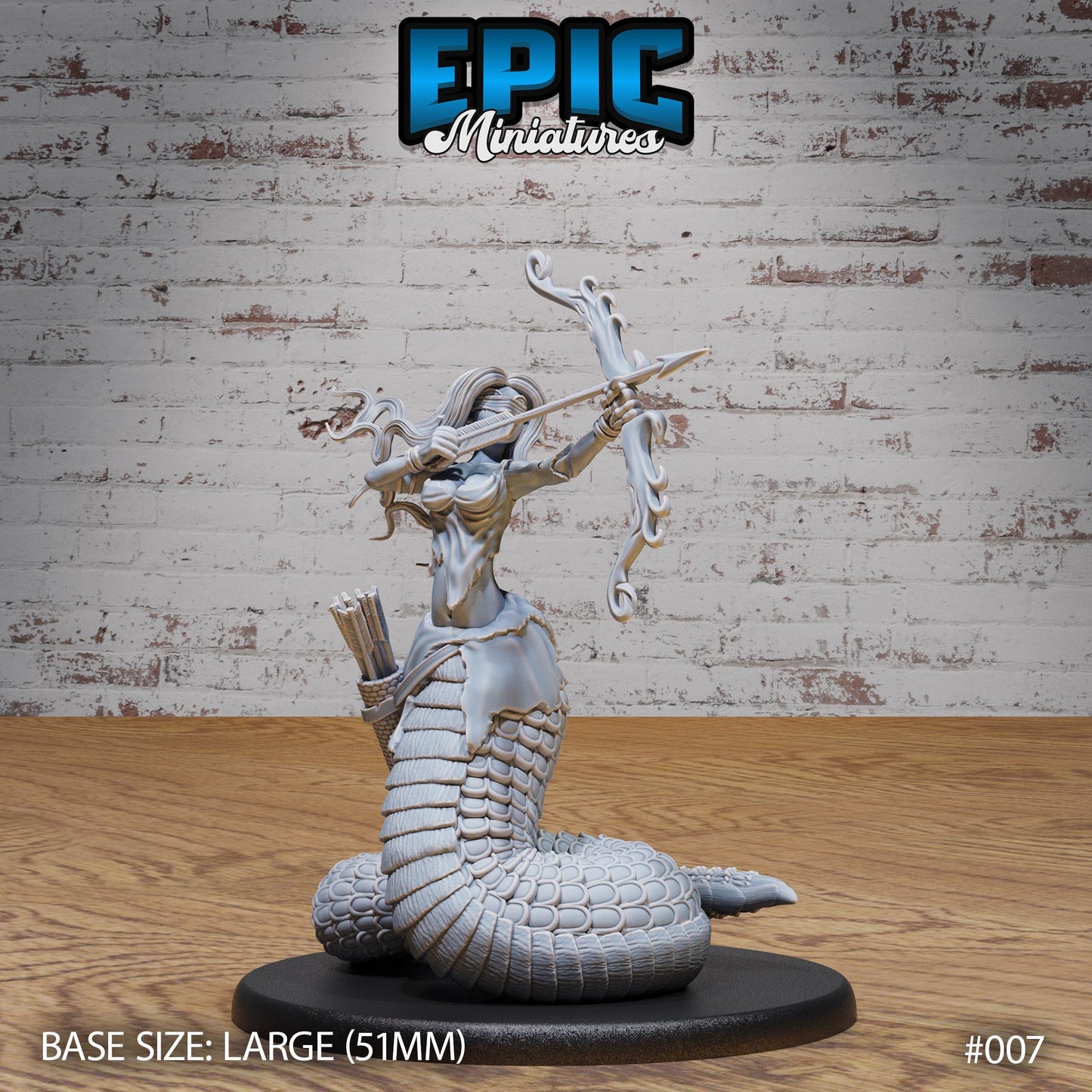 Lamia, Set 2 - Masked (3 Variants Available) - Epic Miniatures