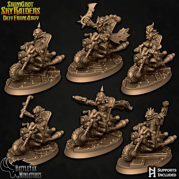 Skumbike Rider Gang, Motorbikes (6 Variants Available) - Battle Yak