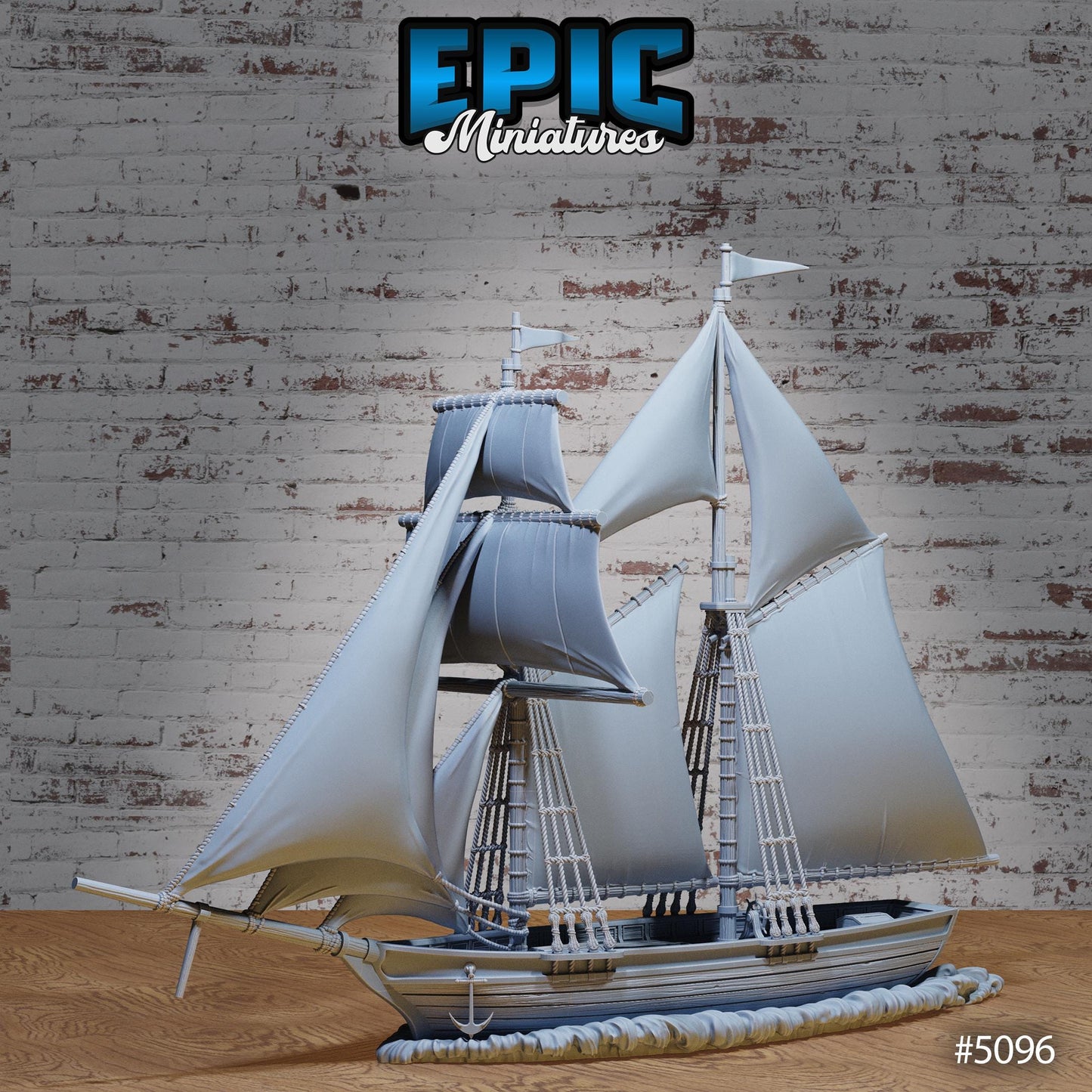 Sailing Ship, the Golden Rose - Epic Miniatures
