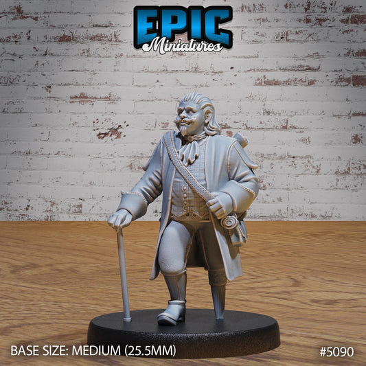 Halfling Ship Captain (3 Variants Available) - Epic Miniatures