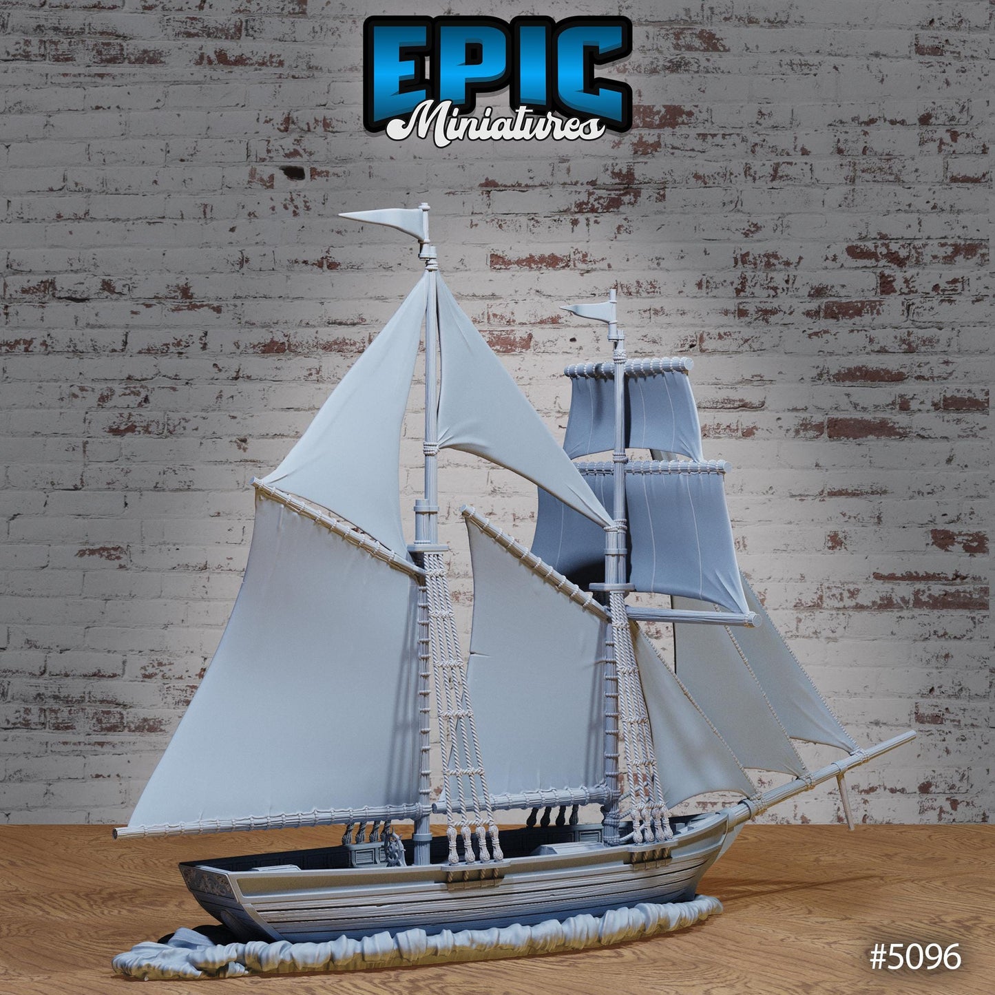 Sailing Ship, the Golden Rose - Epic Miniatures
