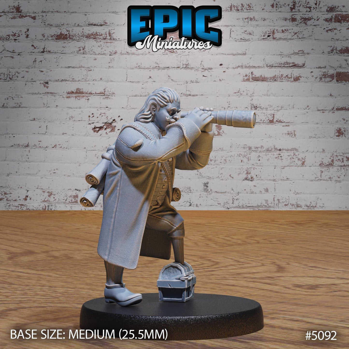 Halfling Ship Captain (3 Variants Available) - Epic Miniatures