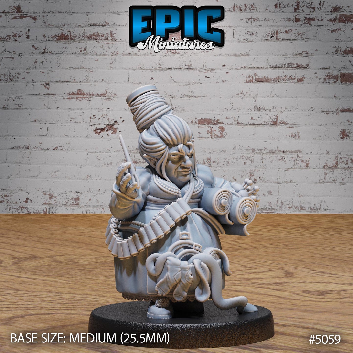 Halfling Villagers, Set 3 (4 Variants Available) - Epic Miniatures