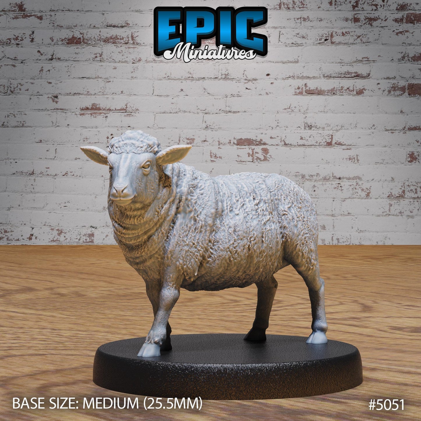 Farm Animal - Sheep (2 Variants Available) - Epic Miniatures