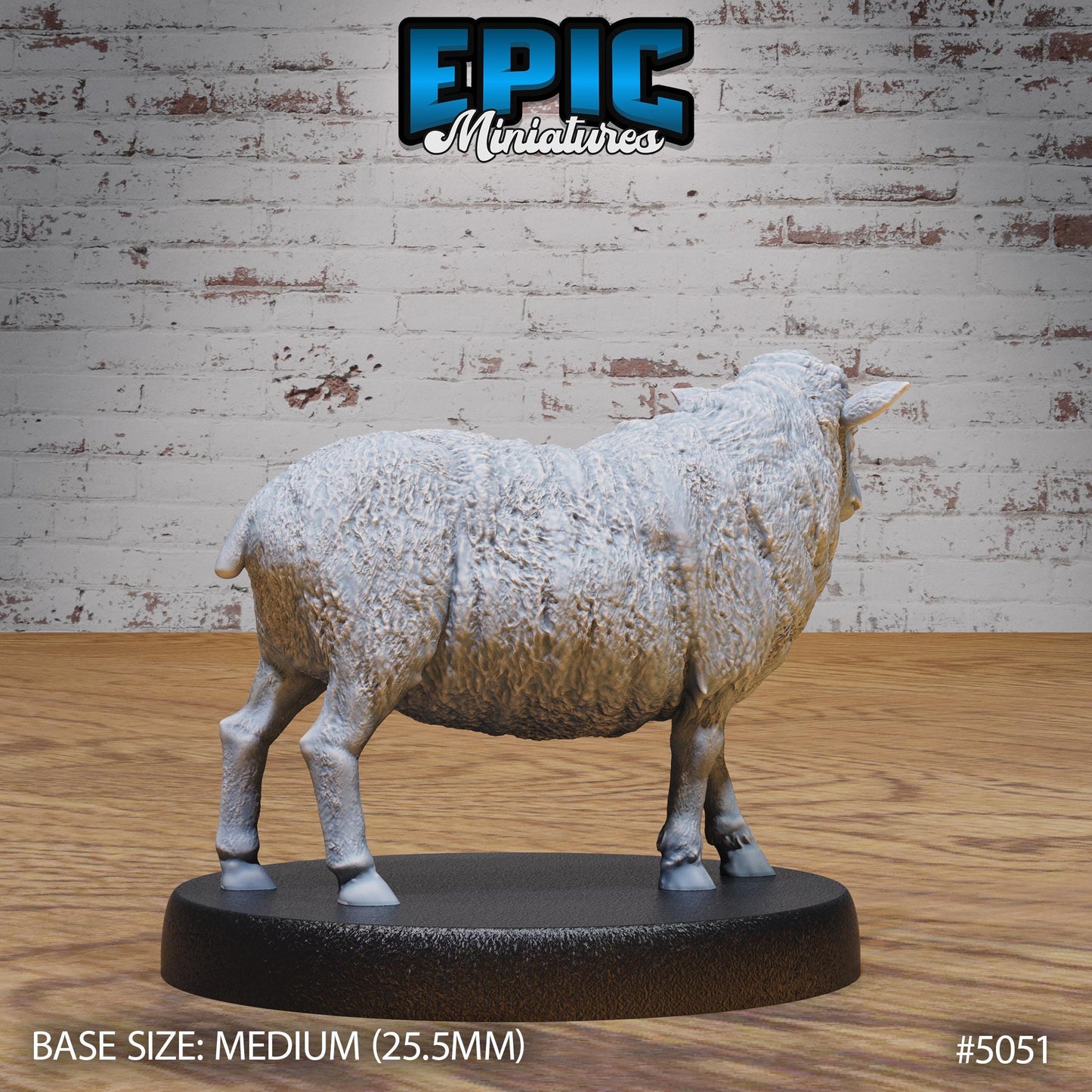 Farm Animal - Sheep (2 Variants Available) - Epic Miniatures