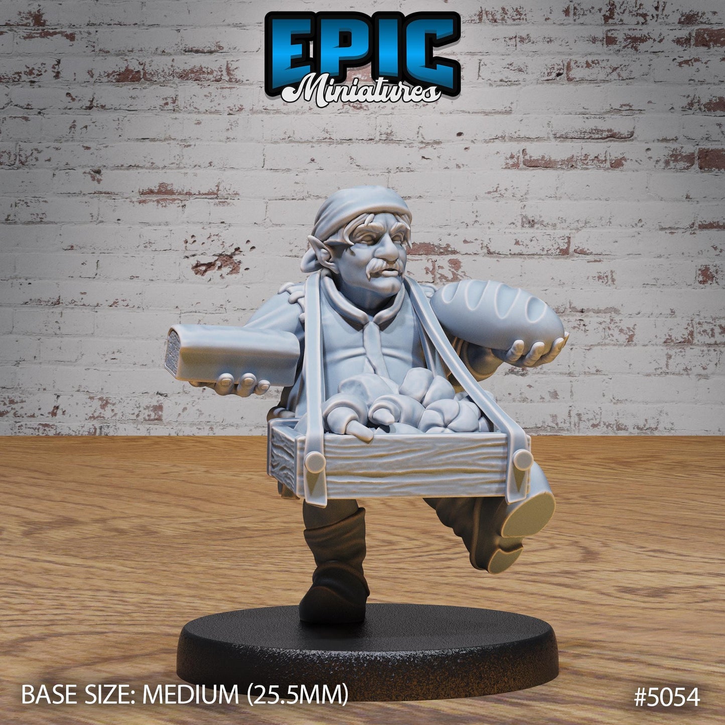 Halfling Villagers, Set 2 (4 Variants Available) - Epic Miniatures