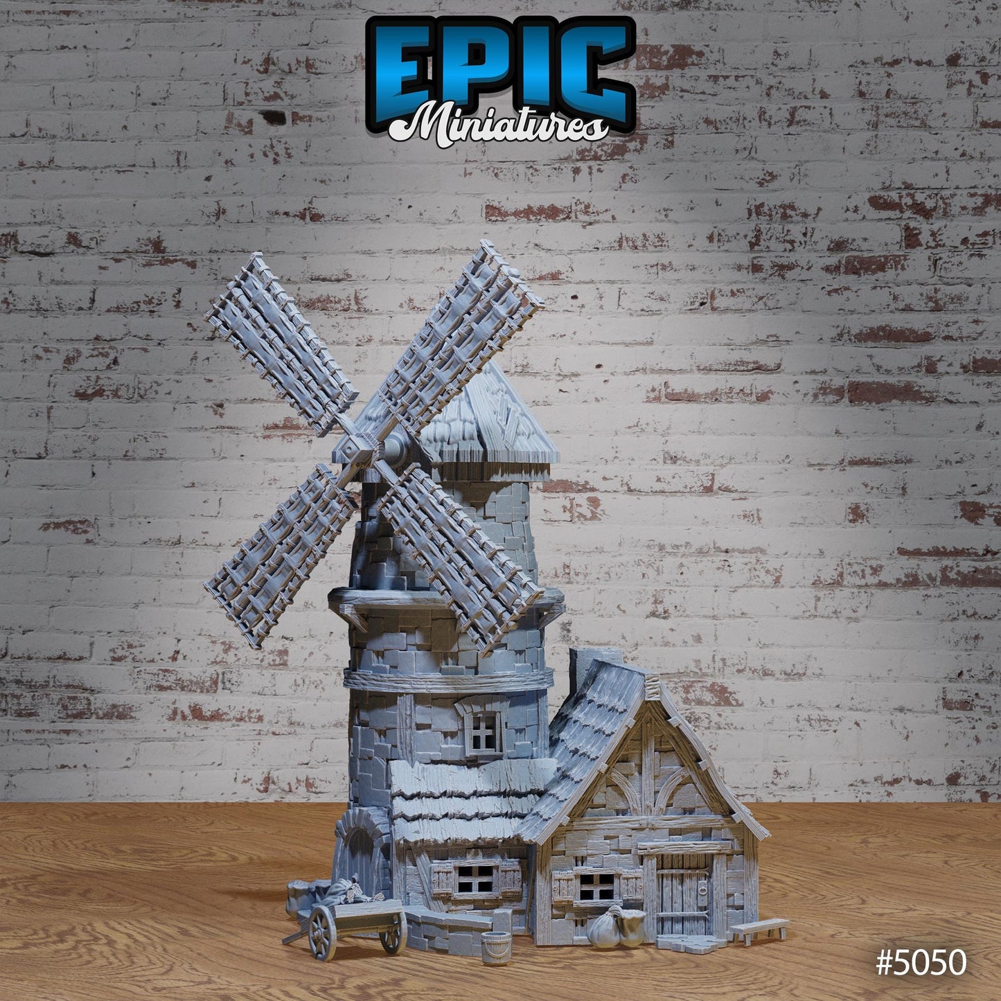 Windmill, Playable Terrain Piece - Epic Miniatures