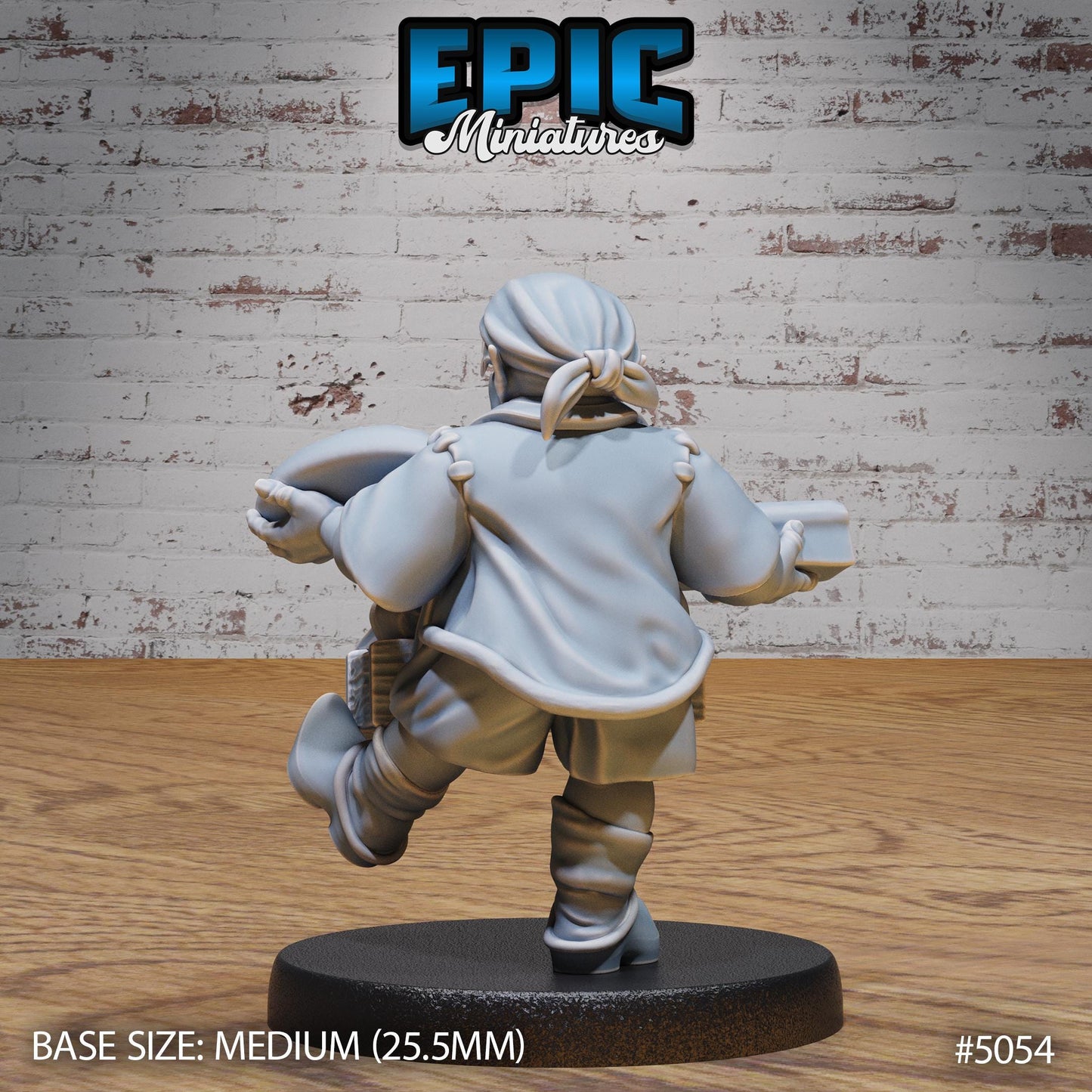 Halfling Villagers, Set 2 (4 Variants Available) - Epic Miniatures