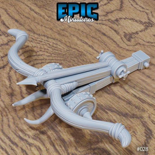 Lizardfolk Ballista and Operator (2 Variants Available) - Epic Miniatures