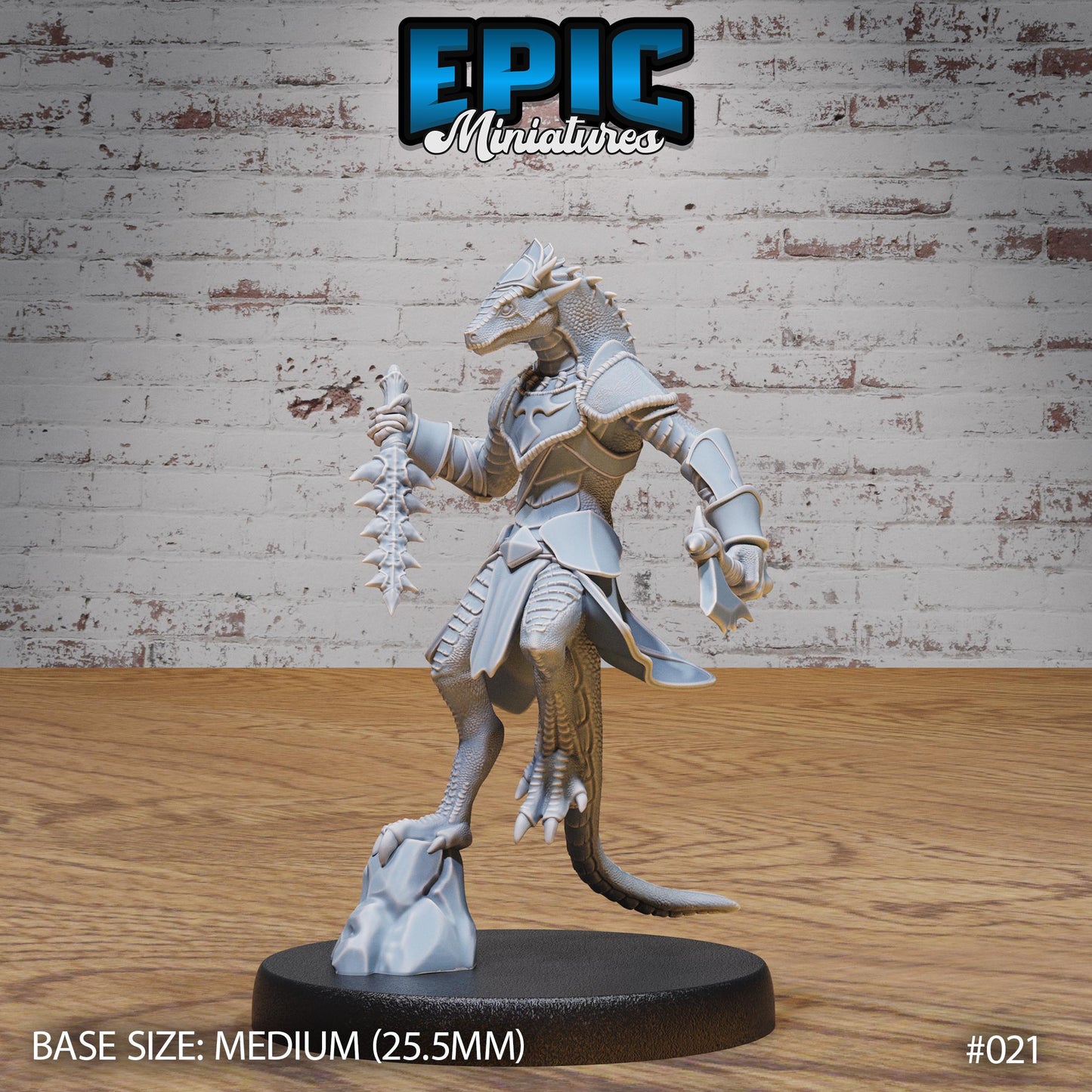 Lizardfolk Army, Set 4 (4 Variants Available) - Epic Miniatures