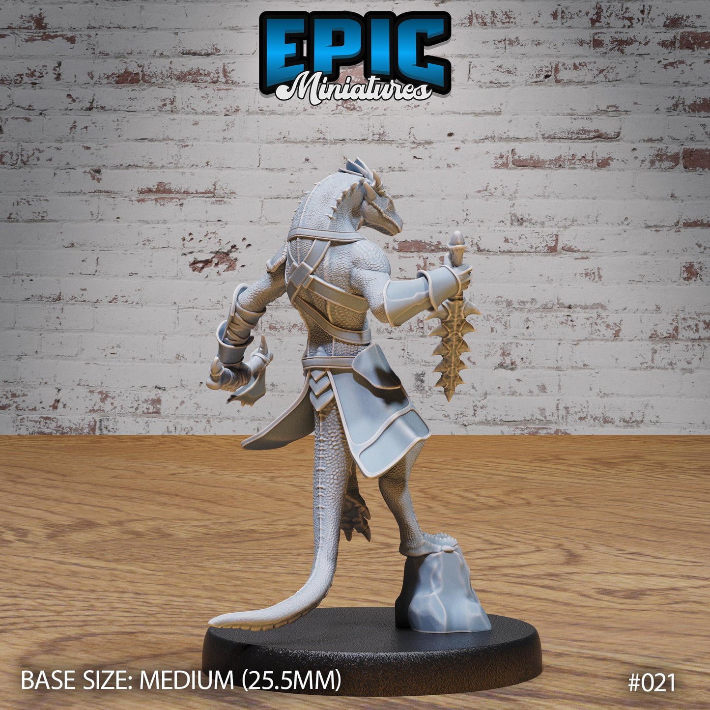 Lizardfolk Army, Set 4 (4 Variants Available) - Epic Miniatures