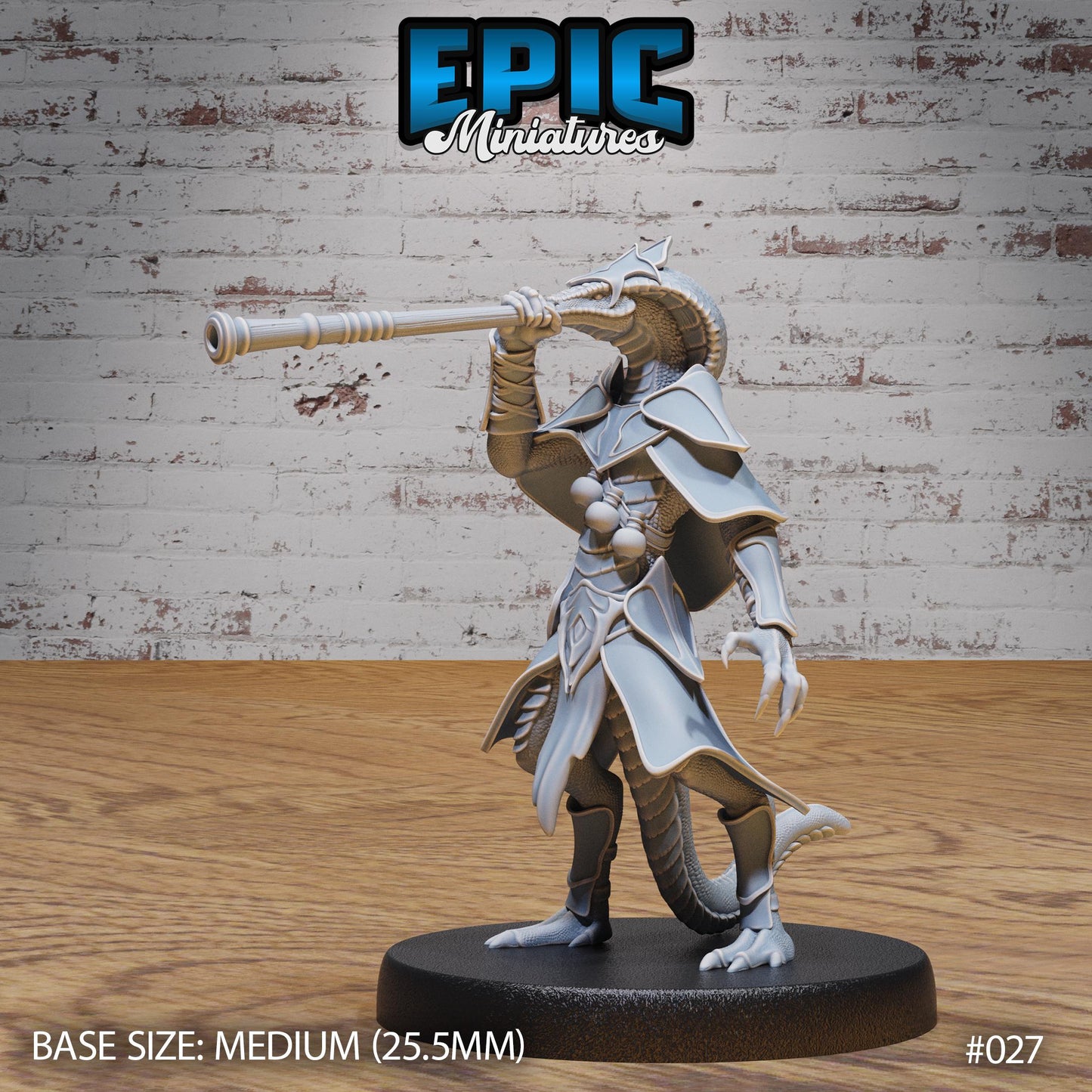 Lizardfolk Army, Set 5 (4 Variants Available) - Epic Miniatures