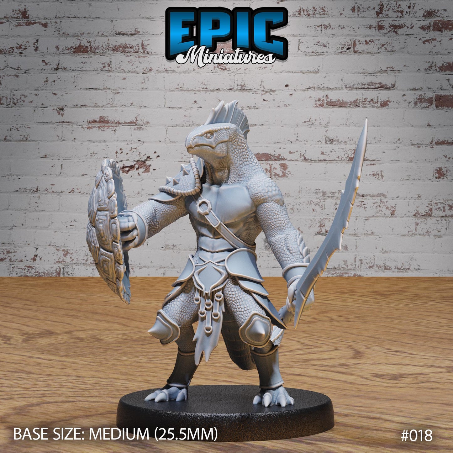 Lizardfolk Army, Set 3 (4 Variants Available) - Epic Miniatures