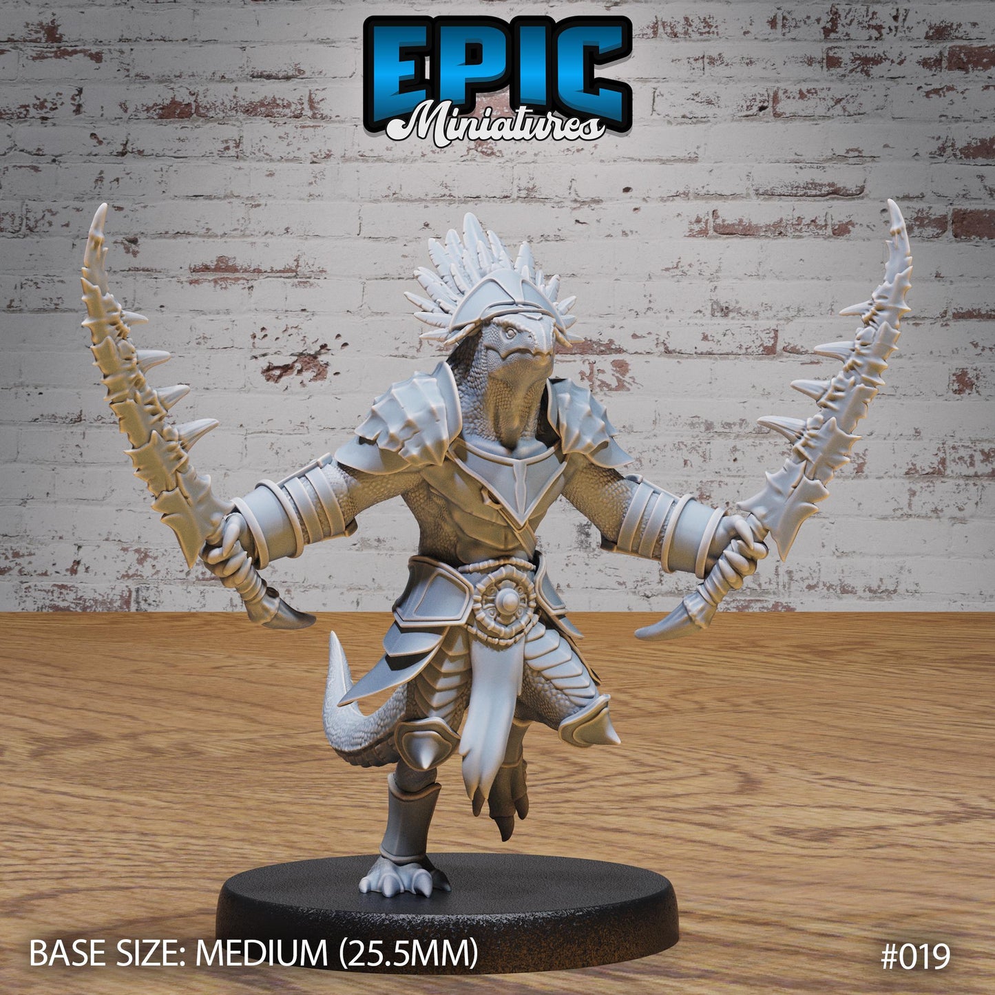 Lizardfolk Army, Set 3 (4 Variants Available) - Epic Miniatures