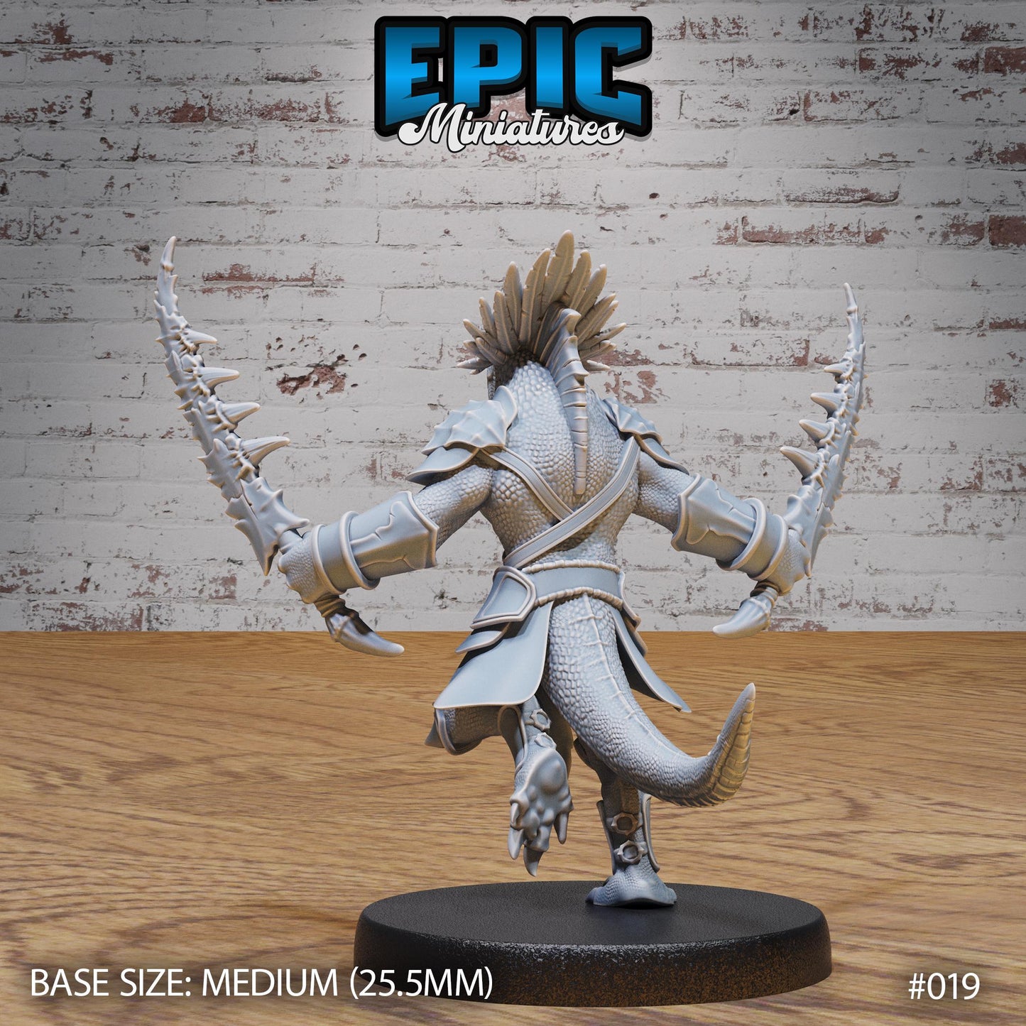 Lizardfolk Army, Set 3 (4 Variants Available) - Epic Miniatures