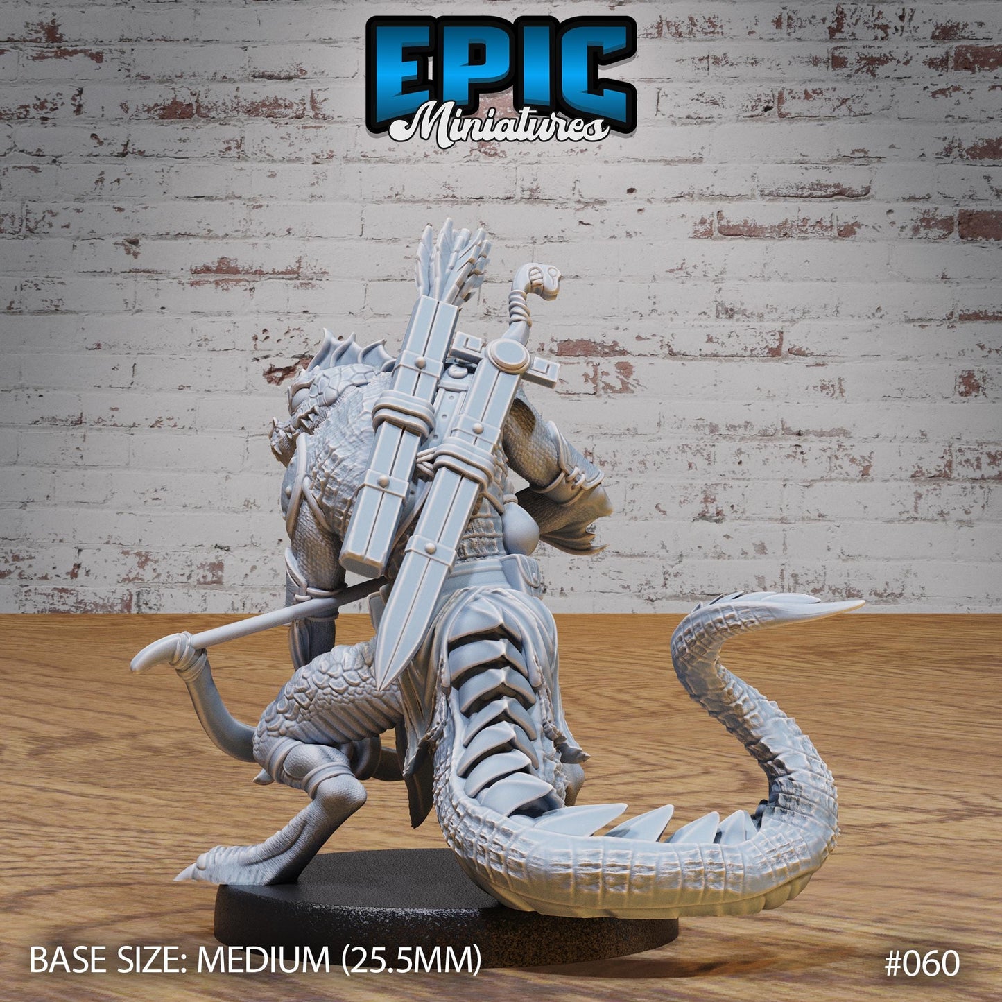 Bandit Lizard Folk (3 Variants Available) - Epic Miniatures