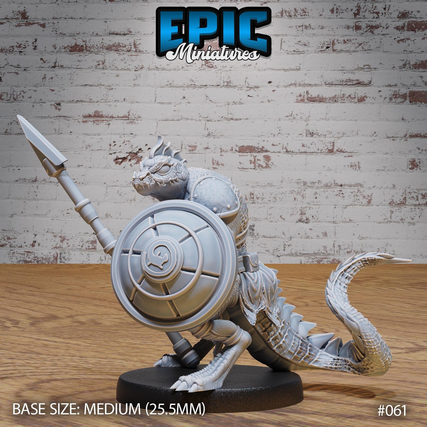 Bandit Lizard Folk (3 Variants Available) - Epic Miniatures
