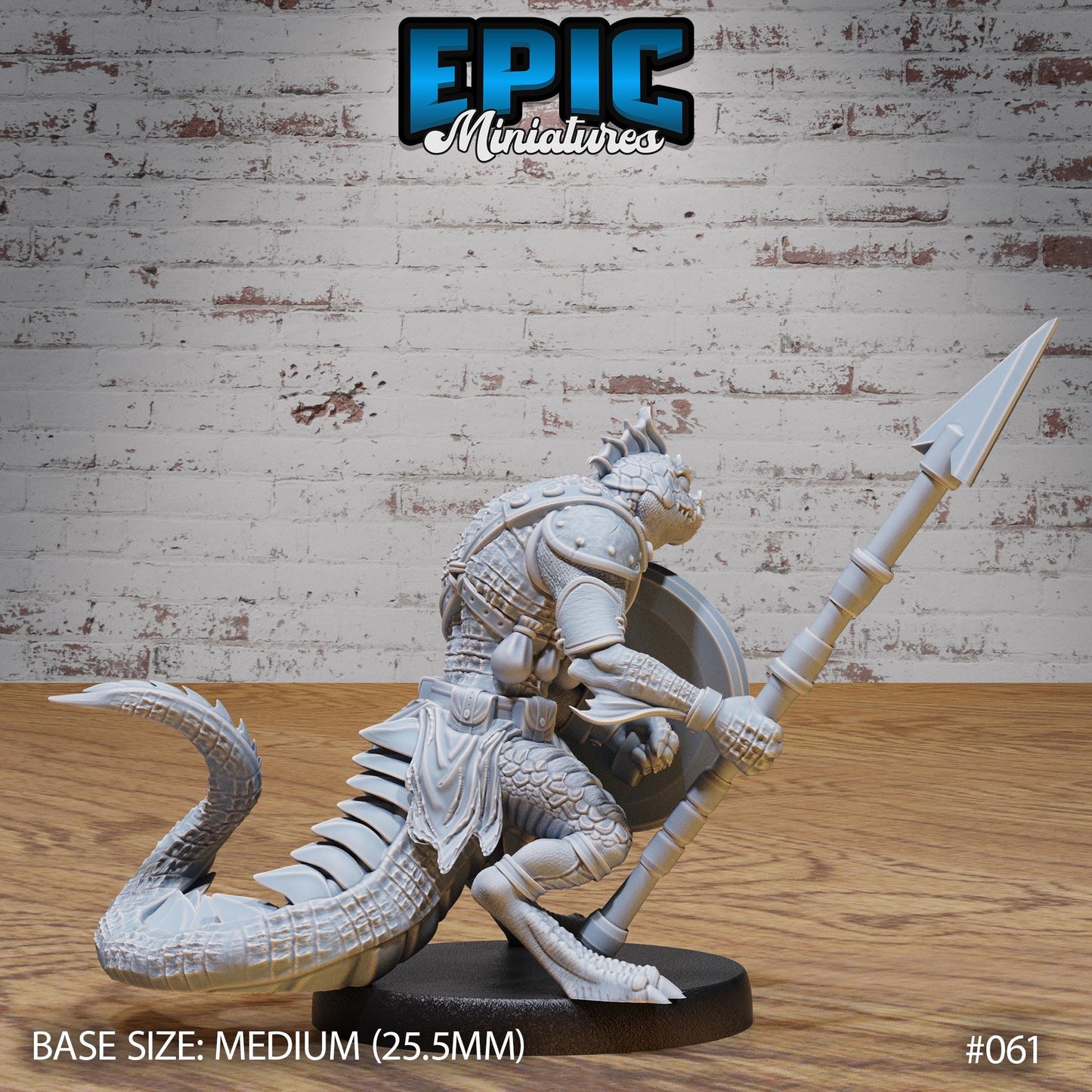 Bandit Lizard Folk (3 Variants Available) - Epic Miniatures