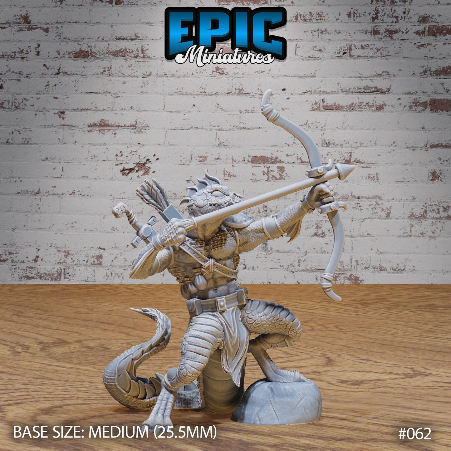 Bandit Lizard Folk (3 Variants Available) - Epic Miniatures