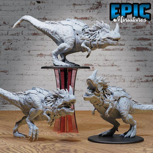 Horned Rex Mounts (3 Variants Available) - Epic Miniatures