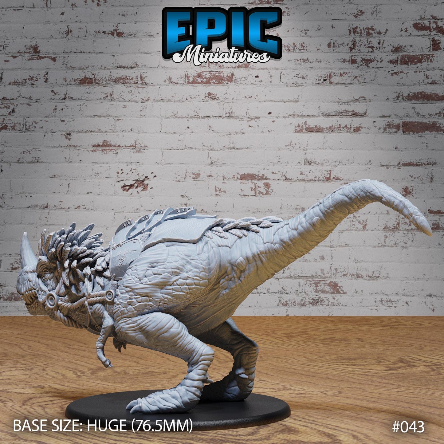 Horned Rex Mounts (3 Variants Available) - Epic Miniatures