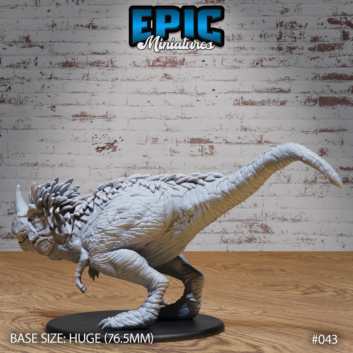 Horned Rex (3 Variants Available) - Epic Miniatures