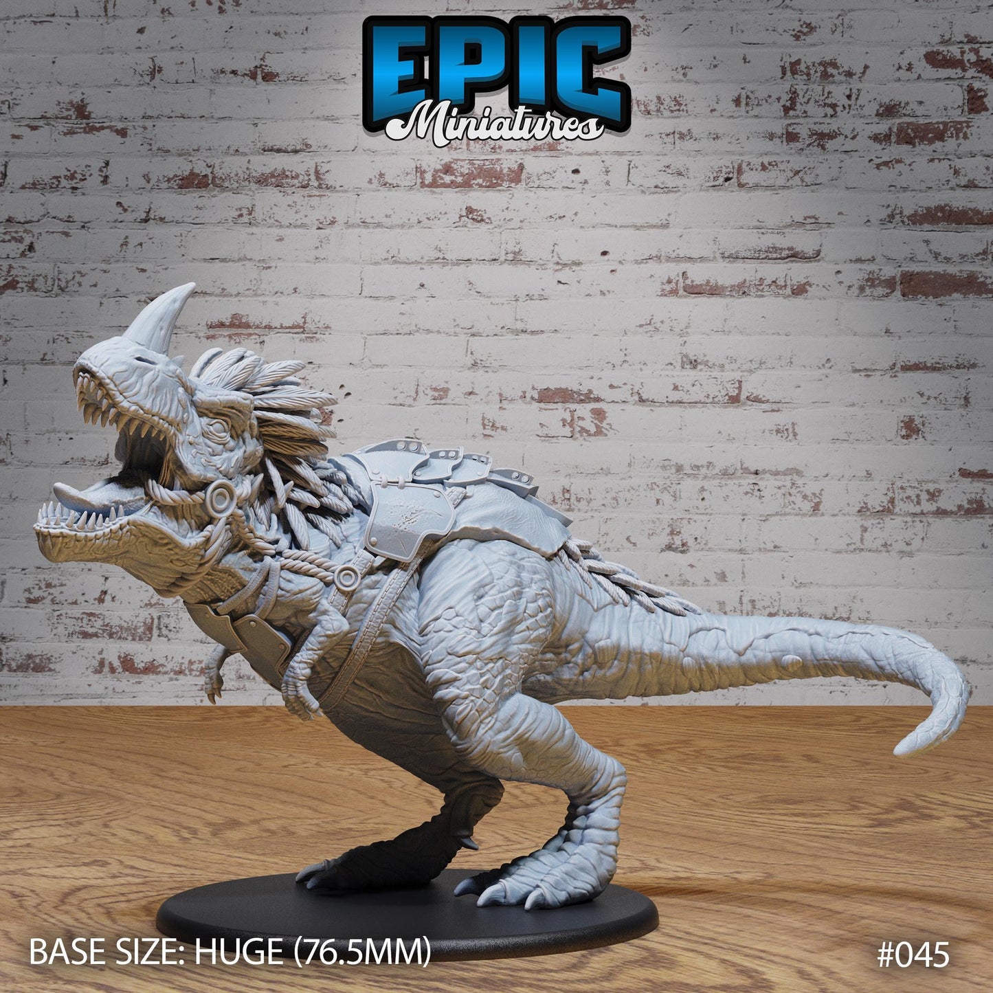 Horned Rex Mounts (3 Variants Available) - Epic Miniatures