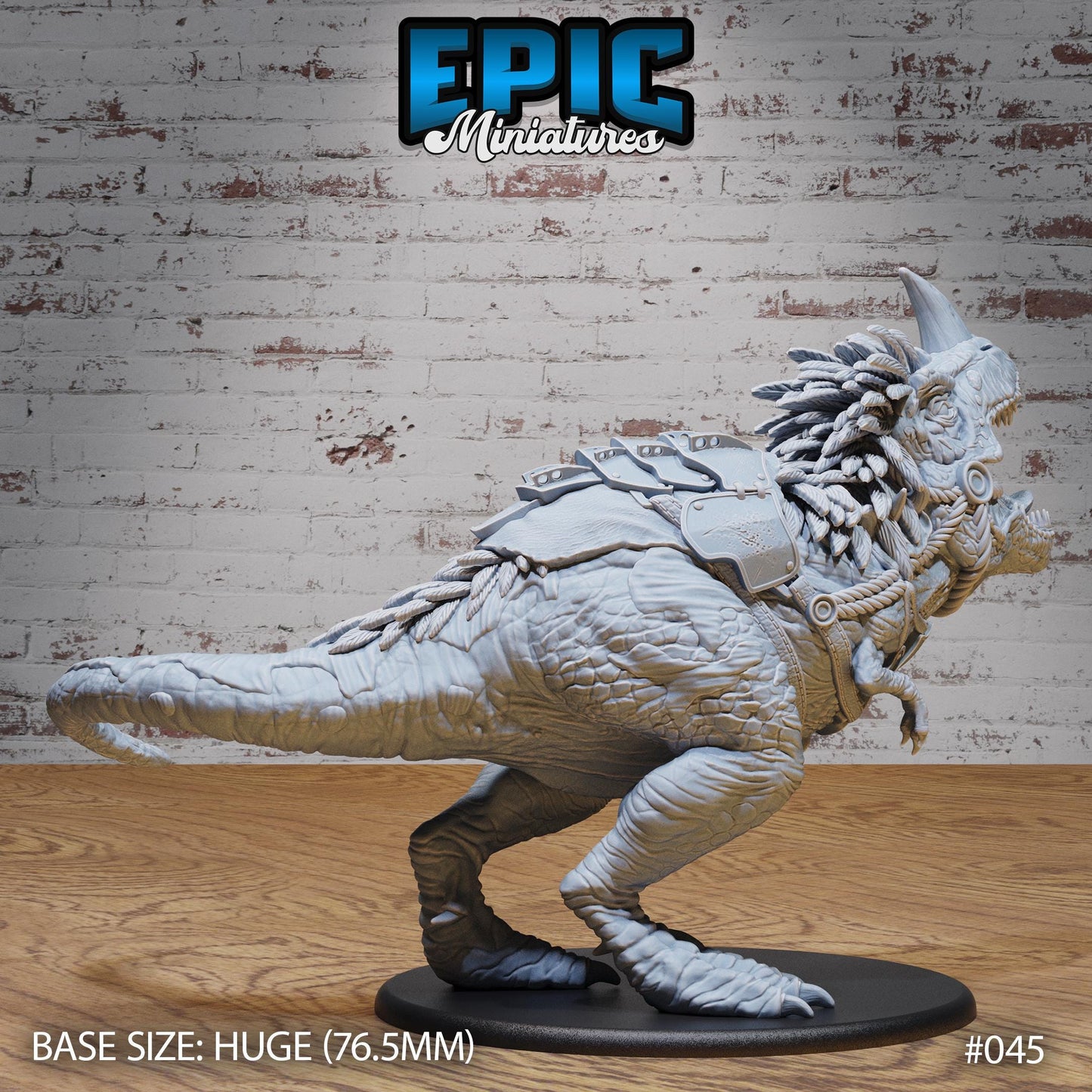 Horned Rex Mounts (3 Variants Available) - Epic Miniatures