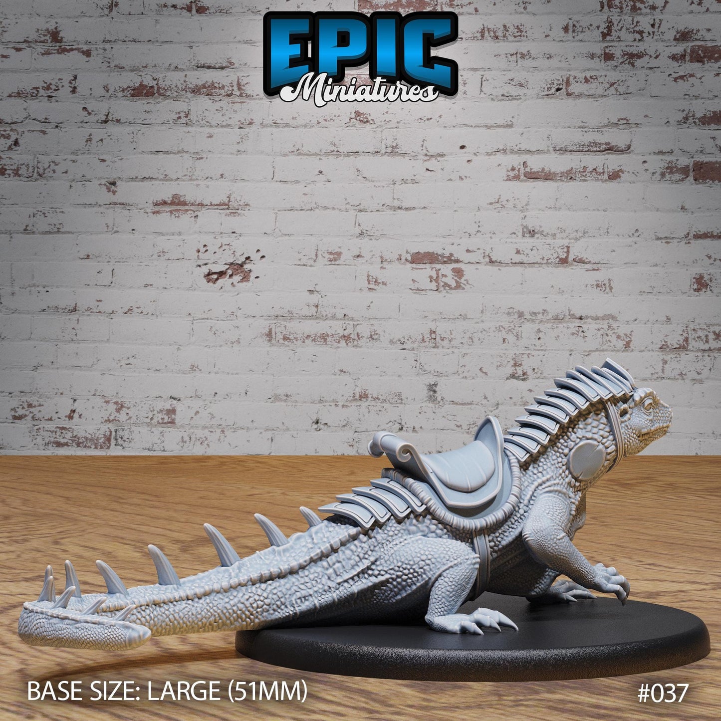 Lizardfolk Army, Reptile Mounts (2 Variants Available) - Epic Miniatures
