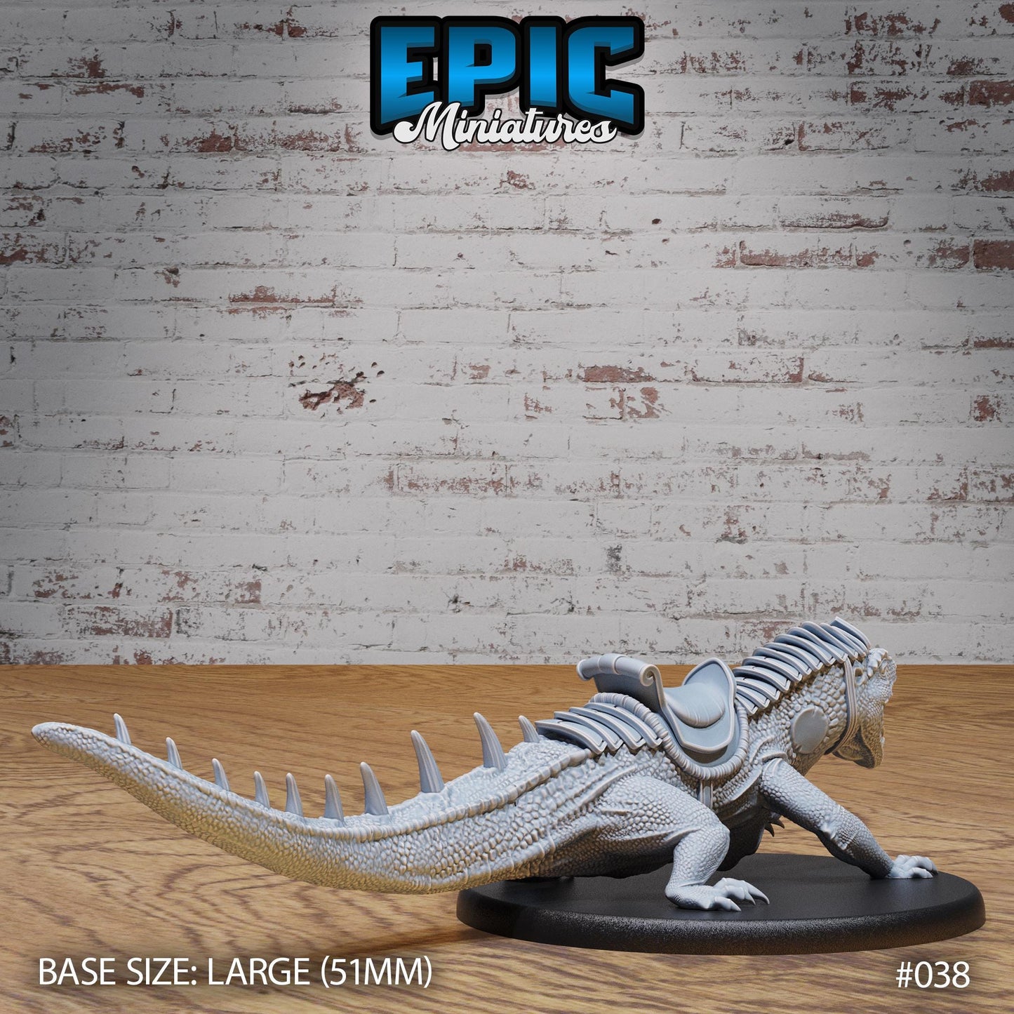 Lizardfolk Army, Reptile Mounts (2 Variants Available) - Epic Miniatures