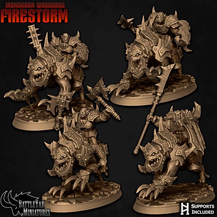 Hellhound Rider Pack (4 Variants Available) - Battle Yak