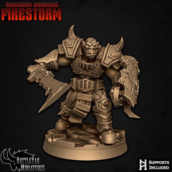 Iron'kar Wargrunts, Male (6 Variants Available) - Battle Yak