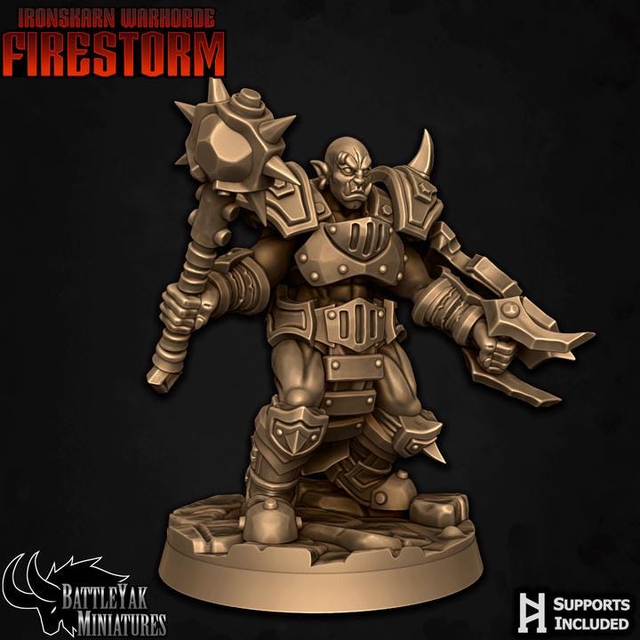 Iron'kar Wargrunts, Female (6 Variants Available) - Battle Yak