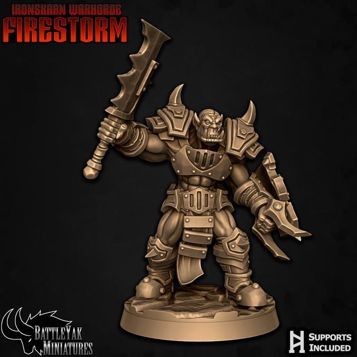 Iron'kar Wargrunts, Male (6 Variants Available) - Battle Yak