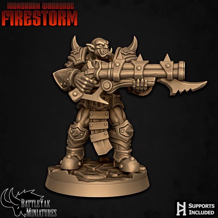 Iron'kar Wargrunts, Male (6 Variants Available) - Battle Yak