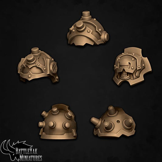 Infernal Hellcog Pauldrons, Customisation Pack - 32mm Scale (5 Variants Available) - Battle Yak