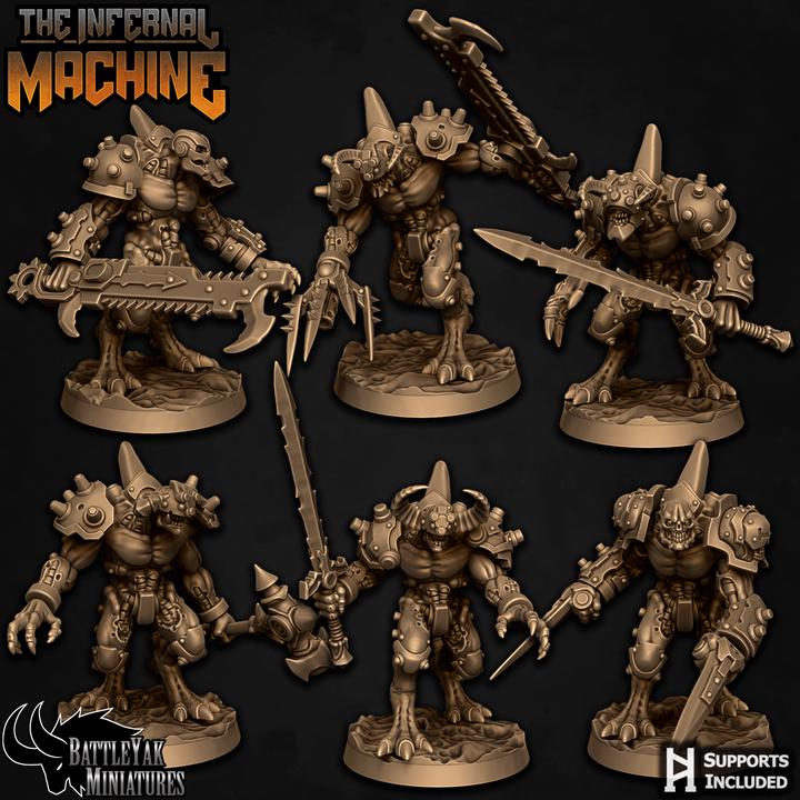 Infernal Hellcogs, Set 1 (6 Variants Available) - Battle Yak